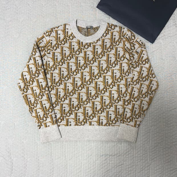 디올 오블리크 니트