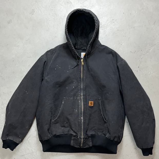 OG 칼하트 J130 BLK 액티브 자켓 칼하트 후드 자켓