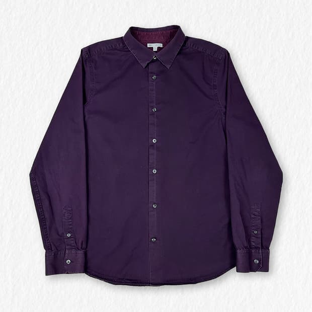 갭 셔츠 퍼플
