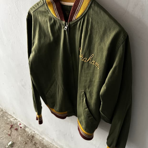 Sugar Cane Sportswear 레터링 스윙탑