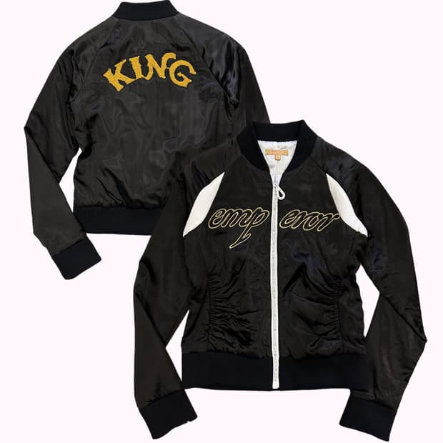 cubic zip-up y2k crop jacket
