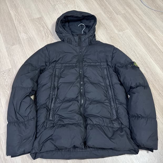 20FW XL 스톤아일랜드 크링클랩스 패딩 블랙