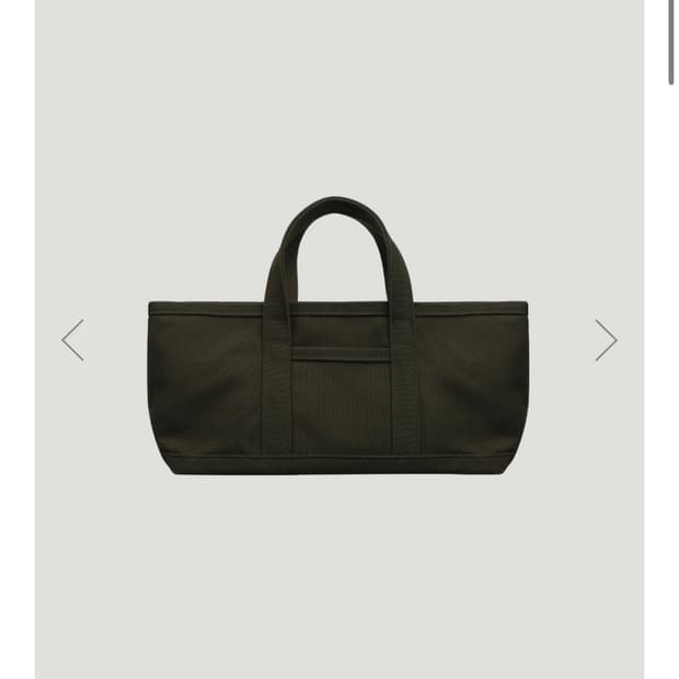 (새제품) 아르토 canvas tote bag 카키