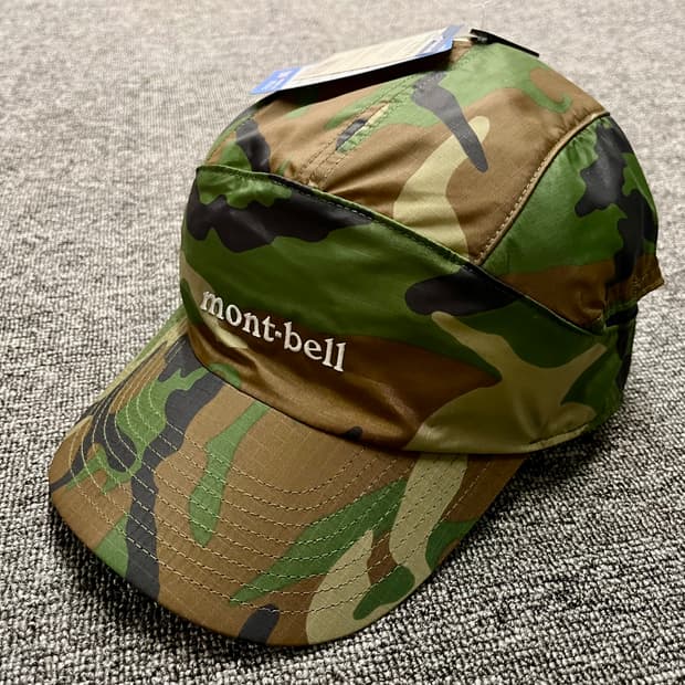 몽벨 카모패턴 캠프캡 L 새제품