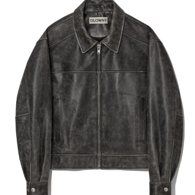 글로니 페이드 레더 자켓