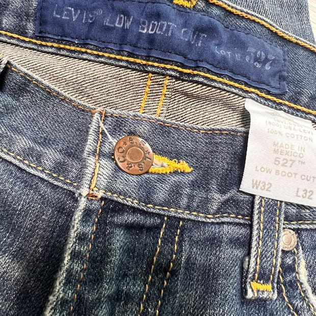 리바이스 527 로우 부츠컷