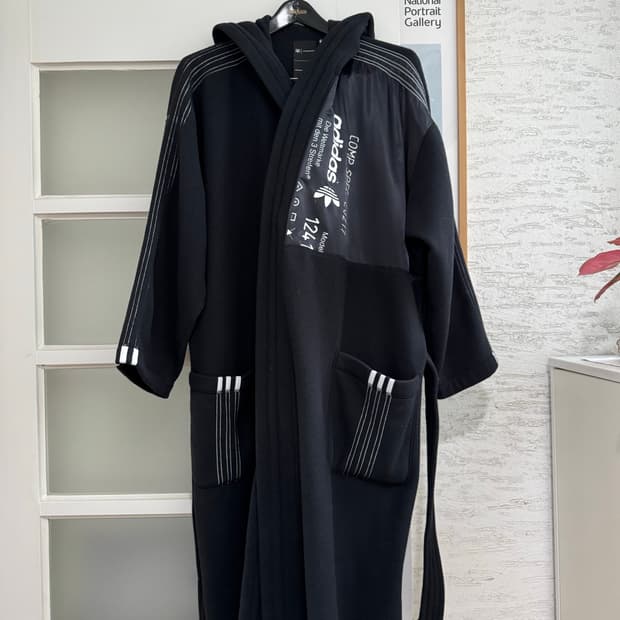 [아디다스x알렉산더 왕] 후드 롱 가운 XL