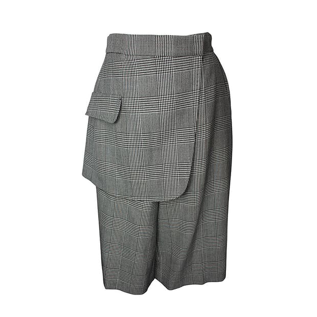 막스마라 하운드투스 체크 퀼로트 팬츠 66