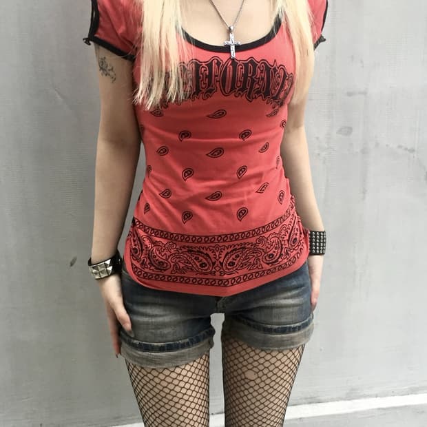 d.i.a skull detail unbalanced top