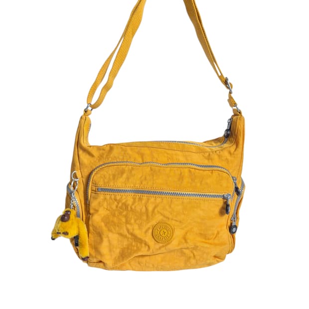 KIPLING) 키플링 Y2K 크로스백 찐노랑