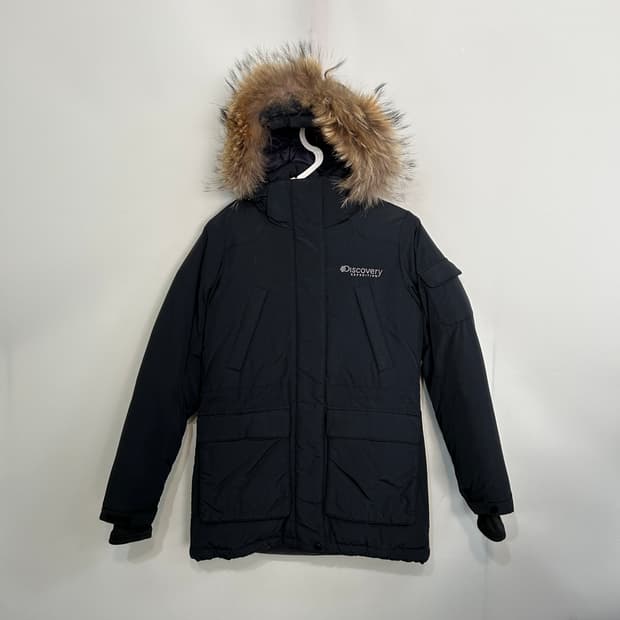 디스커버리 여성 오리털 패딩 90 블랙 