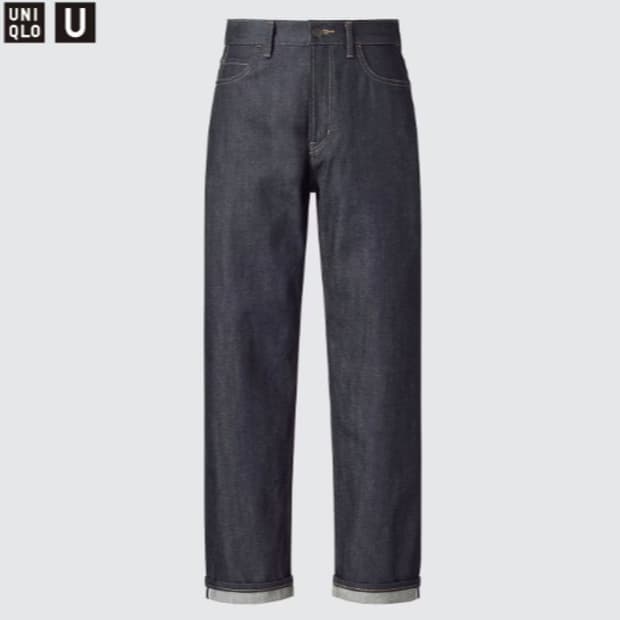  유니클로U 셀비지 데님 33