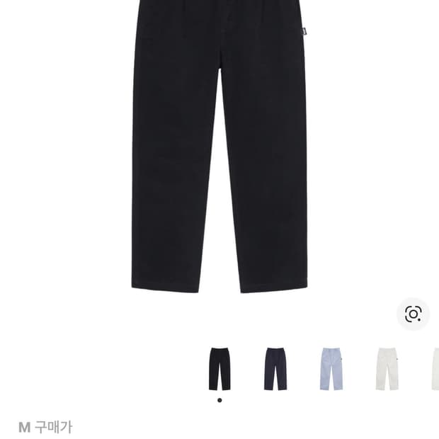 스투시 브러쉬드 비치 팬츠 블랙