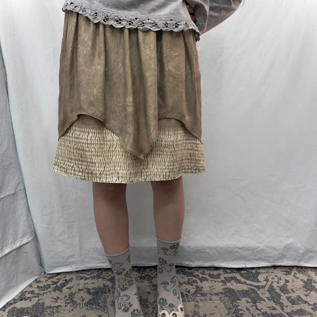 banana republic silk skirt