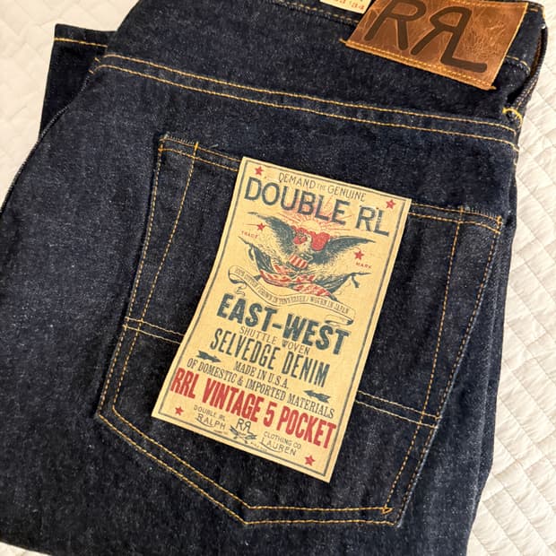 RRL 더블알엘 빈티지 파이브 포켓(빈파포) 33x34