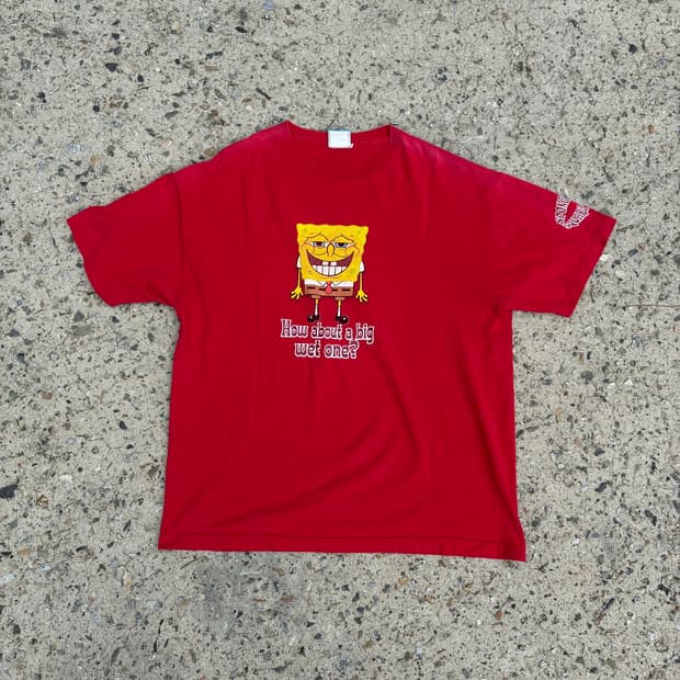 00s spongebob How about a big wet one te