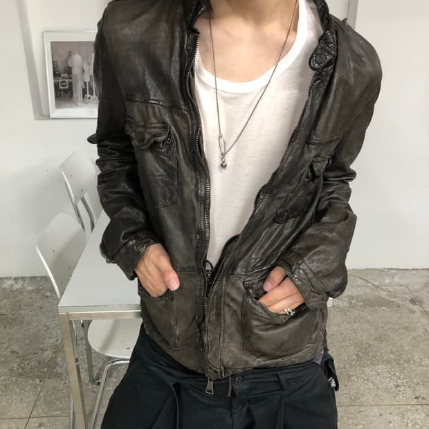 조르지오 브라토 아티잔 레더 자켓