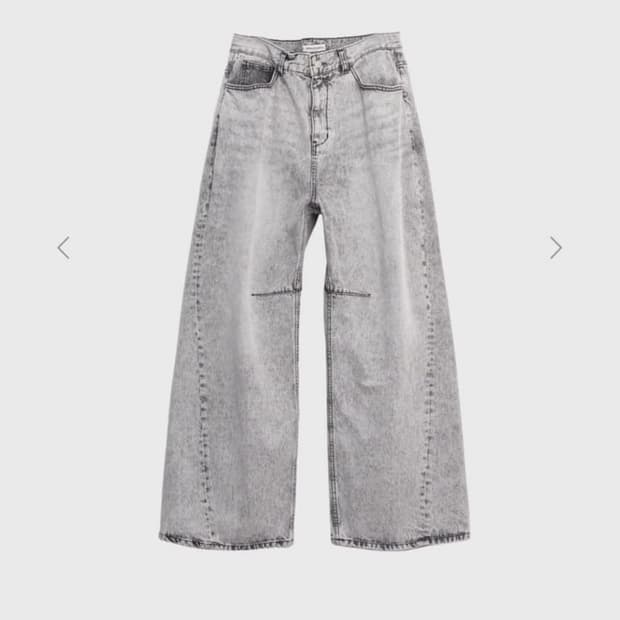 999휴머니티 커브드 데님 스노우그레이