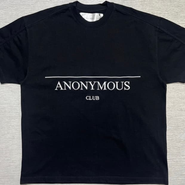 Anonymous club F&F sample 자수 티셔츠