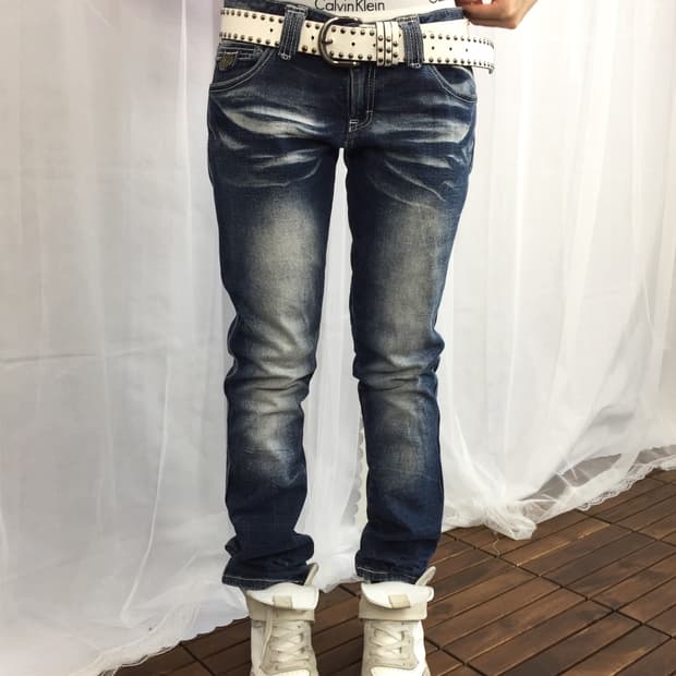 The Vintage Y2k Skinny denim pants