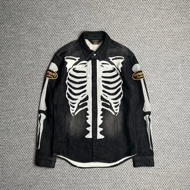 밴슨 본 디테일 셔츠자켓 M사이즈