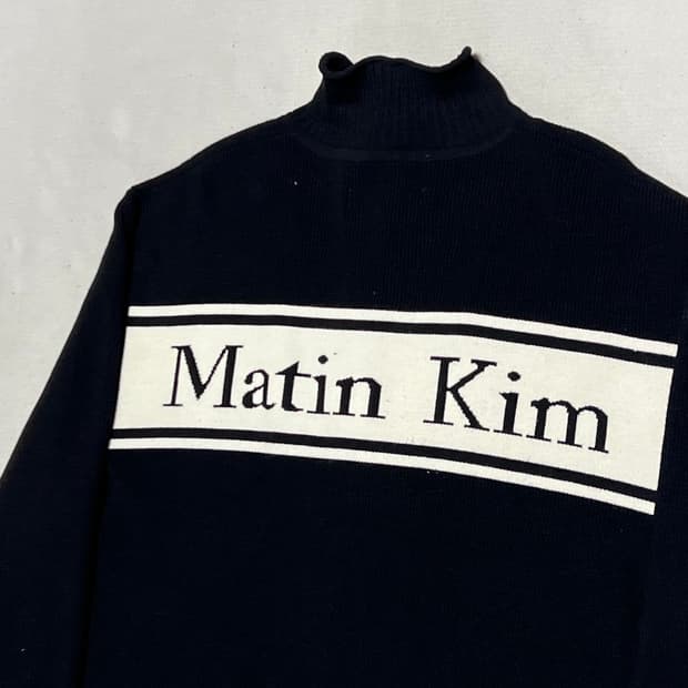 L 마땡킴 스펠 포인트 니트 집업