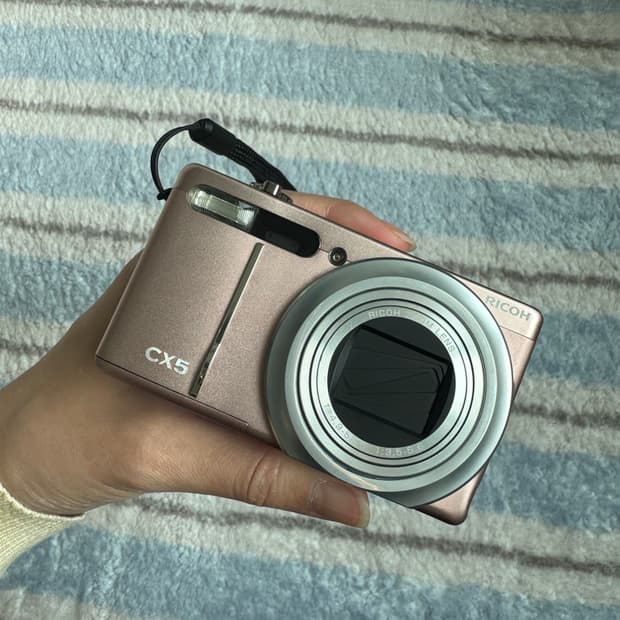 리코 cx5 핑크 빈티지 디카