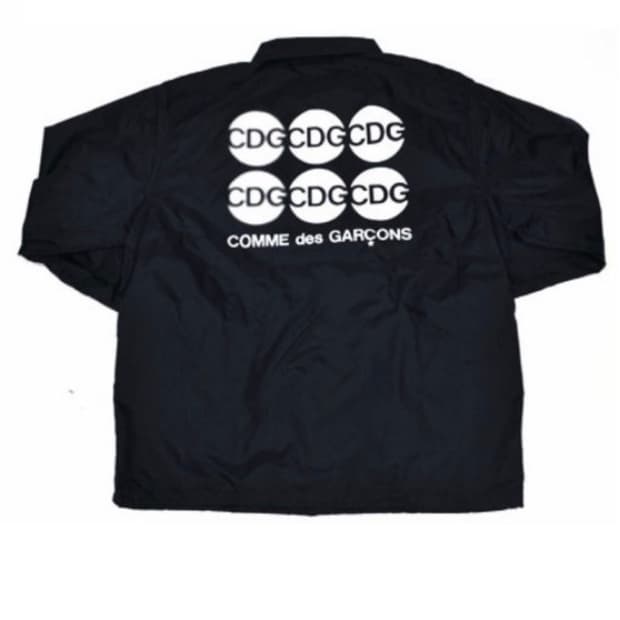 꼼데가르송 써클로고 코치자켓