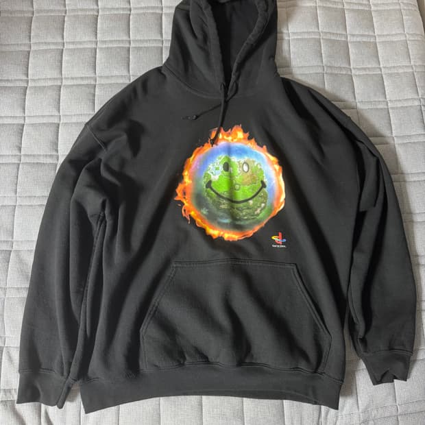 트레비스 스캇 머천다이즈 월드 후드티 L