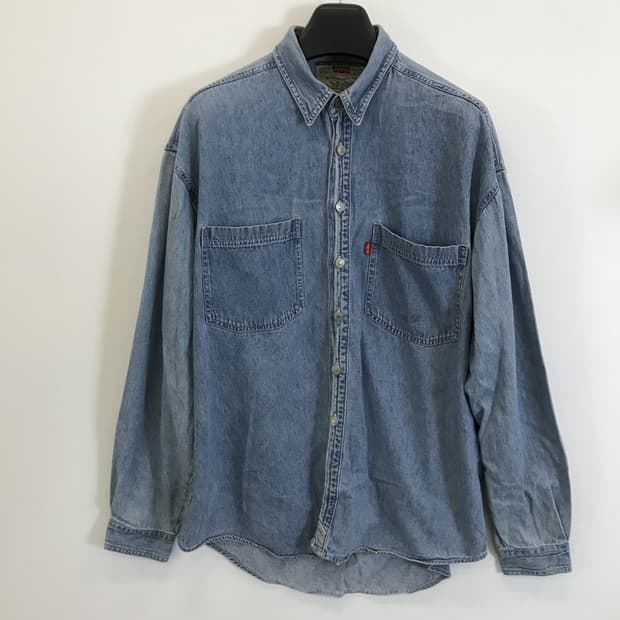 리바이스 90s 웨스턴 데님셔츠 [L]