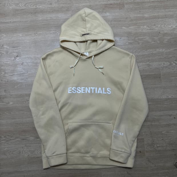 피어오브갓 여성 빅로고 기모 후드티 [파스텔 옐로우] 3XL/115