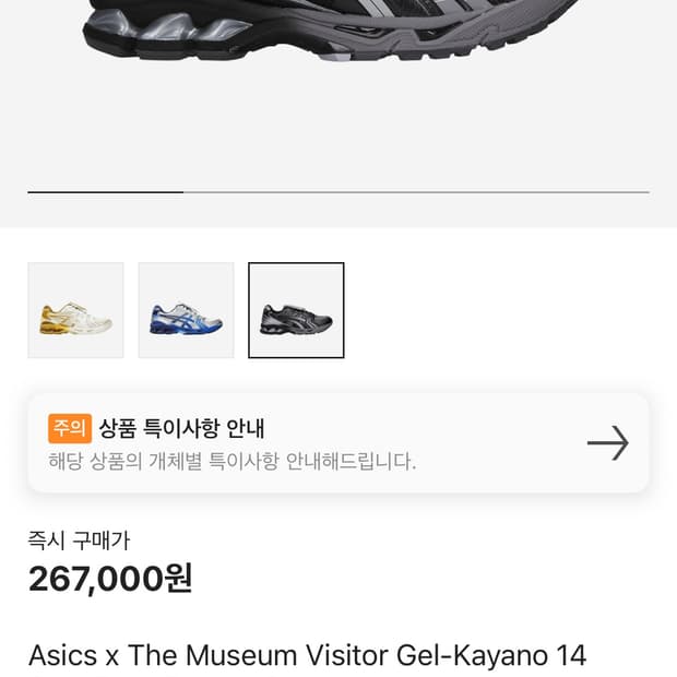 아식스 x 더뮤지엄비지터
