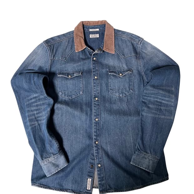 ALLSAINTS 올세인츠 데님 셔츠 M