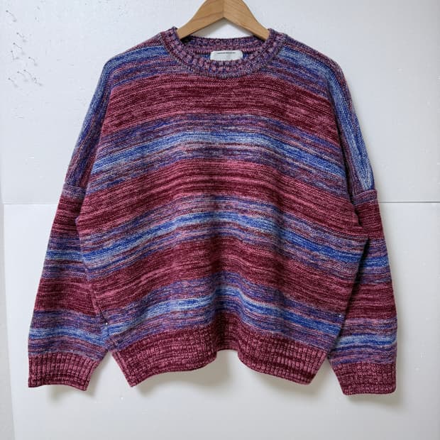 비바스튜디오(vivastudio) 멀티컬러 니트 오버핏 