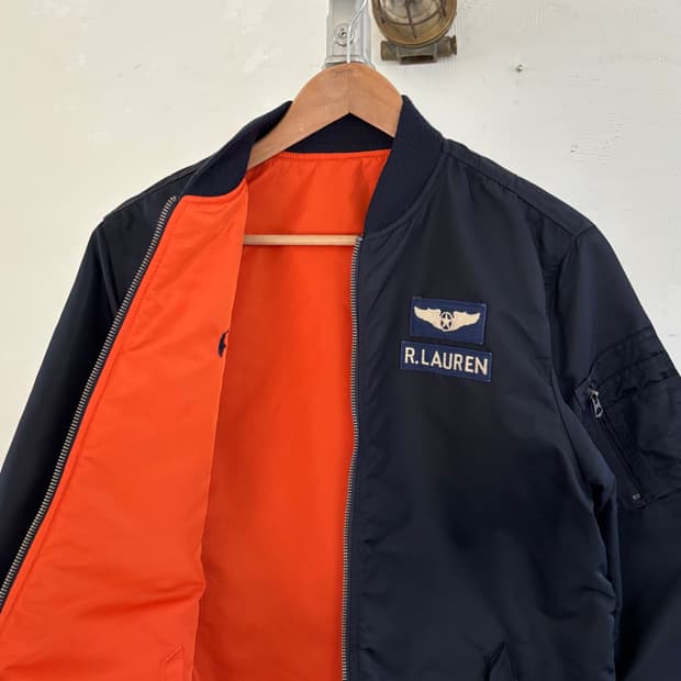 Polo 폴로랄프로렌 리버시블 MA-1 봄버 자켓