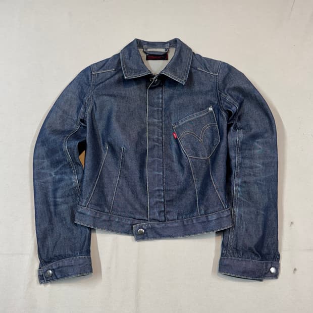M) 리바이스 엔지니어드 데님 청 자켓 걸즈 하이틴