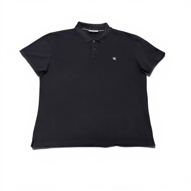XL-2XL 캘빈클라인 CK 블랙 슬림핏 PK 반팔 카라티