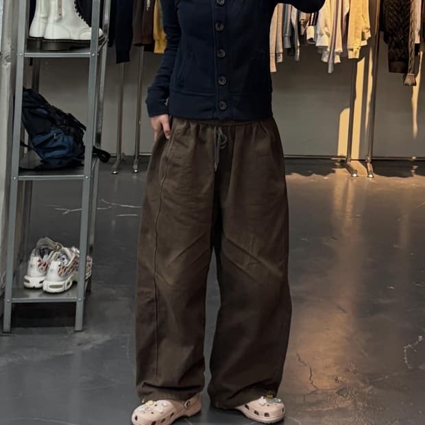 아베크롬비 네이비 순록로고 버튼 숄카라 니트 가디건 A2978