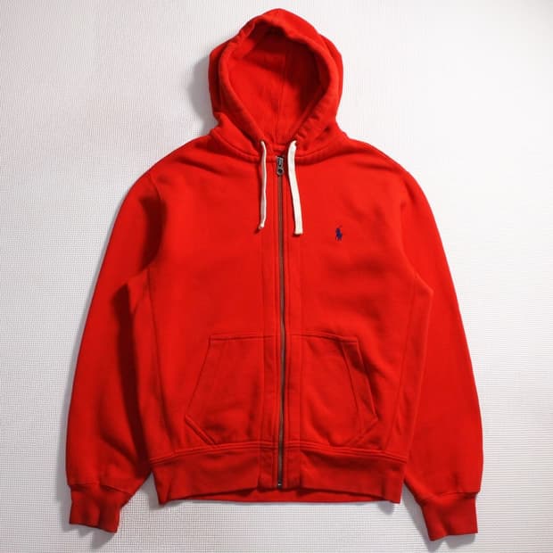 Polo 폴로 랄프로렌 레드 후드집업