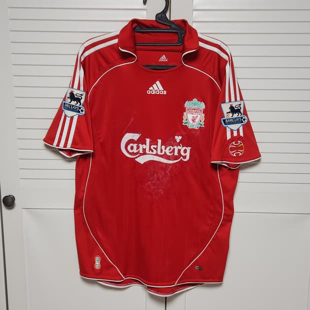 06-08 리버풀 홈 No.10 가르시아 아디다스 유니폼 반팔