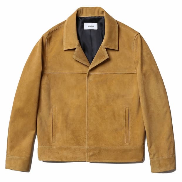 인사일런스 스웨이드 램스킨 자켓 L