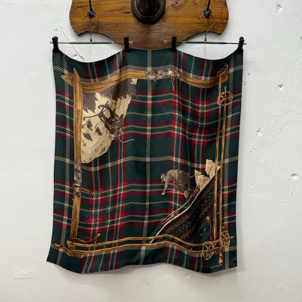 RALPH LAUREN Tartan Check & Ski Scene Sc
