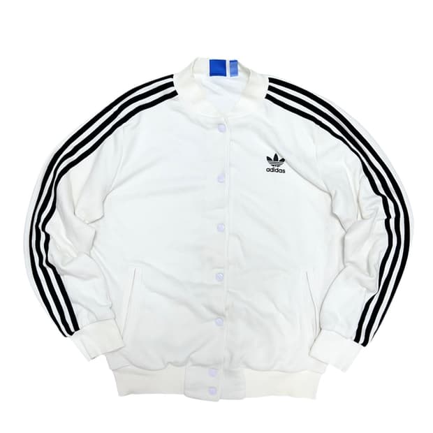 아디다스 화이트 파이어버드 블루종 져지(95)