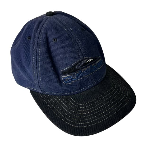 [QUIKSILVER] 90s USA 퀵실버 로고 자수 네이비 볼캡