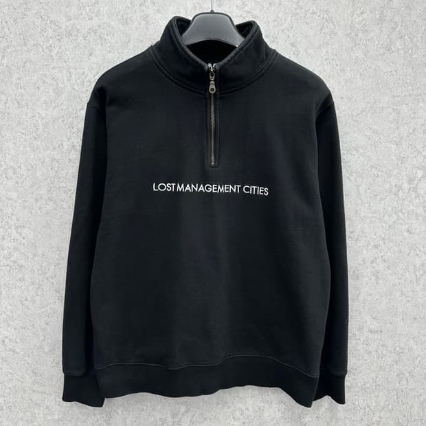 95 LMC 남자 루즈핏 반집업 맨투맨