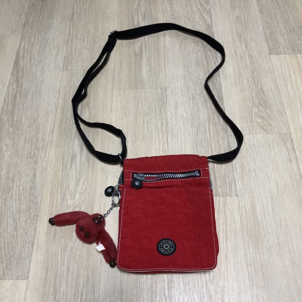 (ONE SIZE) 키플링 KIPLING 미니 스퀘어 크로스백 레드