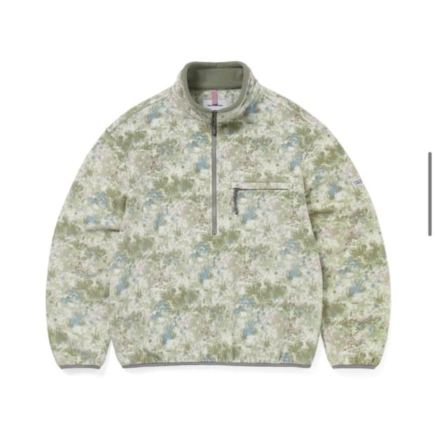 디스이즈네버댓 플리스 풀오버 플로랄 아이보리 M