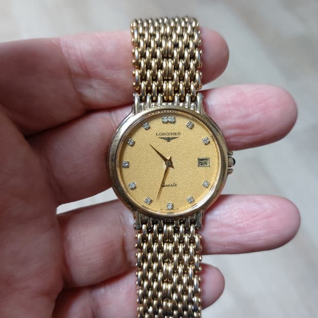 론진 다이아몬드 시계