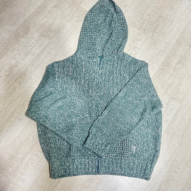 디네댓 니트후드집업