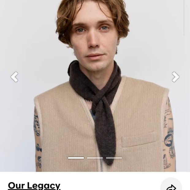 [구매] our legacy miniature scarf 